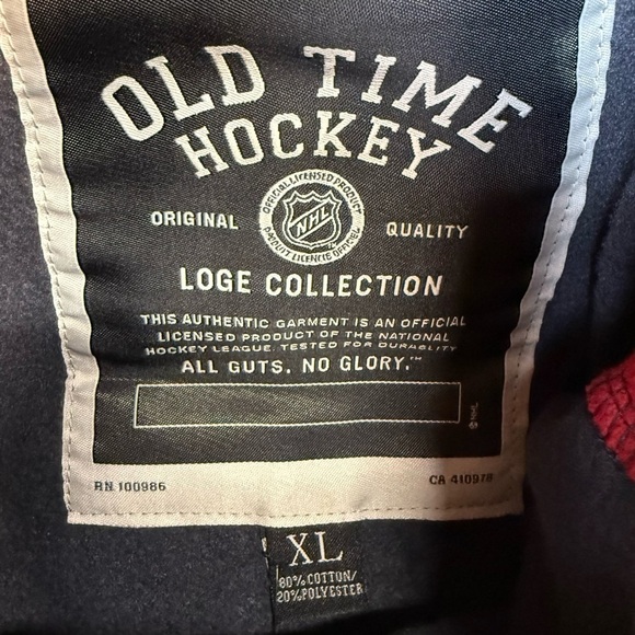 NHL Colorado Avalanche Hockey Navy Zip Up Sweatshirt Mens Size XL - Picture 2 of 7
